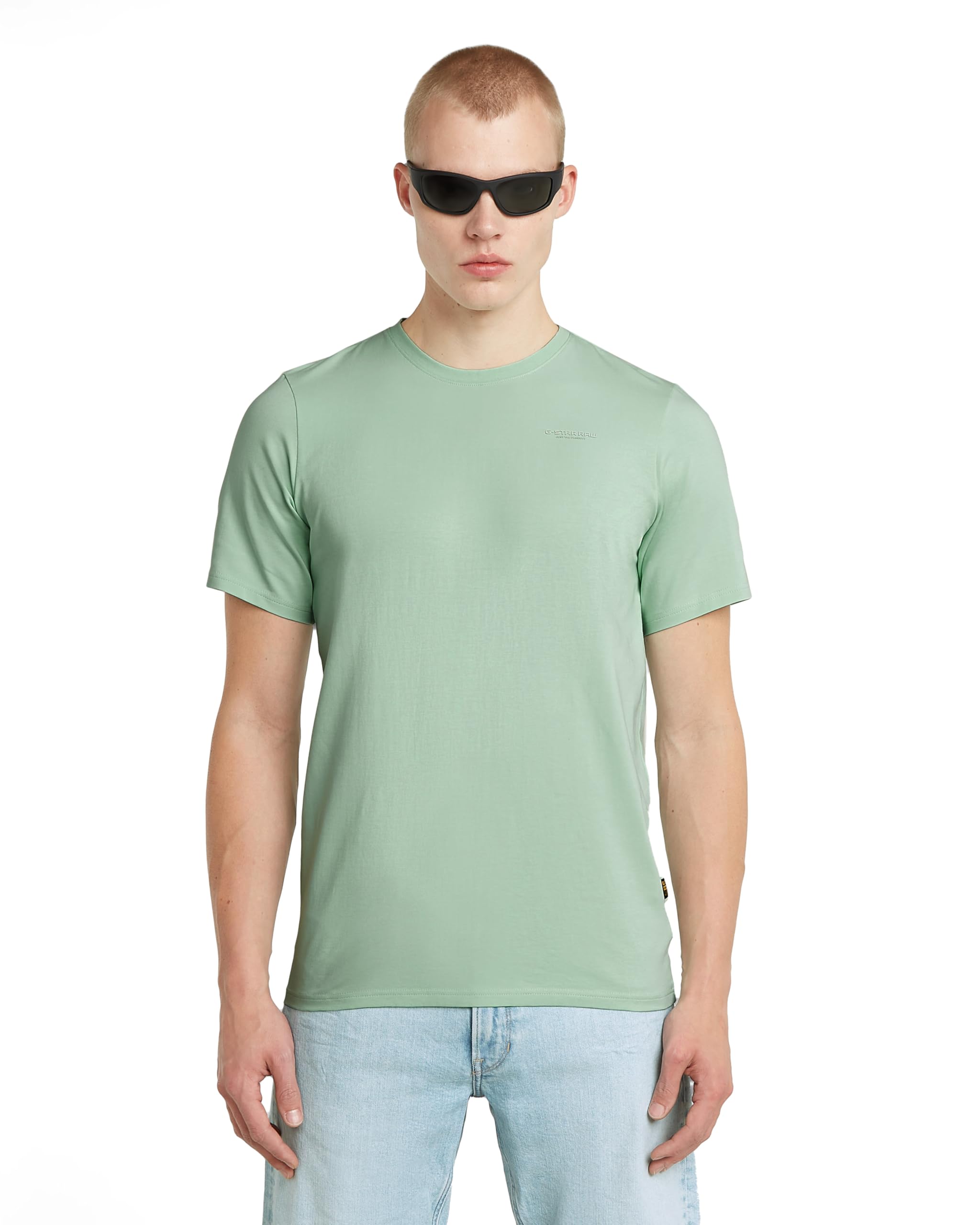 G-STAR Men's Slim Base T-Shirt, Birds Egg Green D19070-c723-g992, XXL