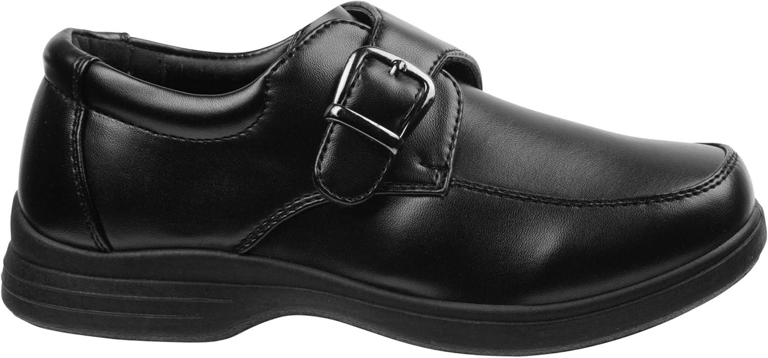 Josmo Boys' Dress Shoes - School Uniform Derby Shoes Loafers (Toddler/Boy) - Image 4