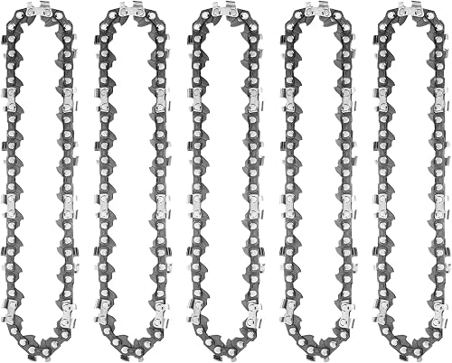 5 Chaînes de Tronçonneuses 8 Pouces (20CM) Joycabin
