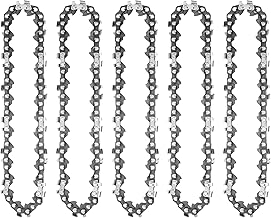 Joycabin Pack of 5 Saw Chains 8 Inch Compatible with All 3/8 Inch Mini Electric Cordless Chainsaws, Electric Chainsaws Accessories, Chains Replacement for Garden Tree, Agriculture, Trees Cutting