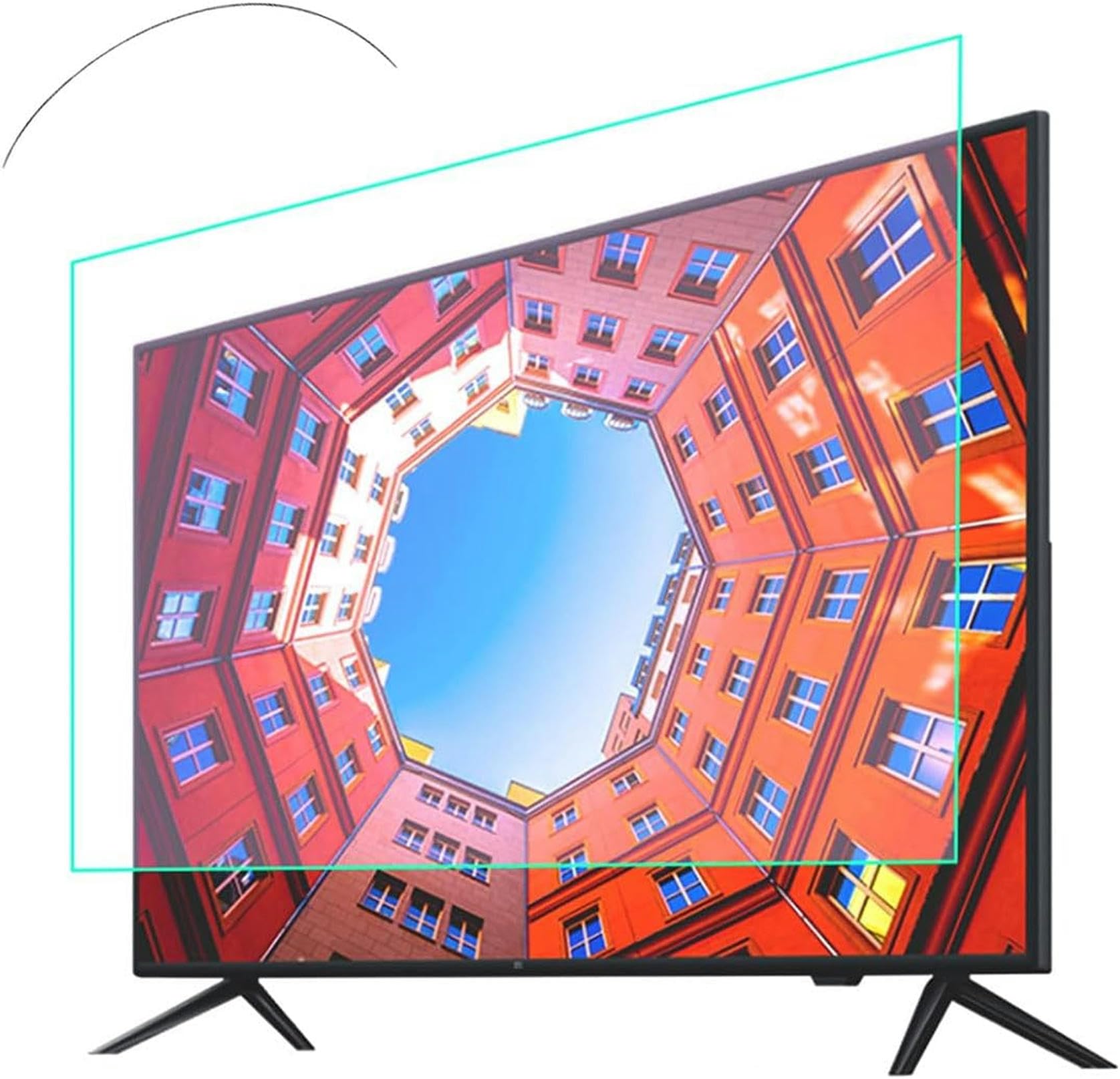 Protecteur d'écran TV anti-brillant 55 pouces pour des soirées cinéma sans reflets