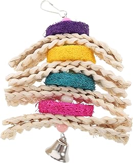 COLLBATH Brinquedo De Mastigar Papagaio Balanços De Pássaros Para Pássaros Pequenos Brinquedos De Pássaros Brinquedos De Periquito Brinquedos De Trituração De Pássaros Gaiola De Brinquedo