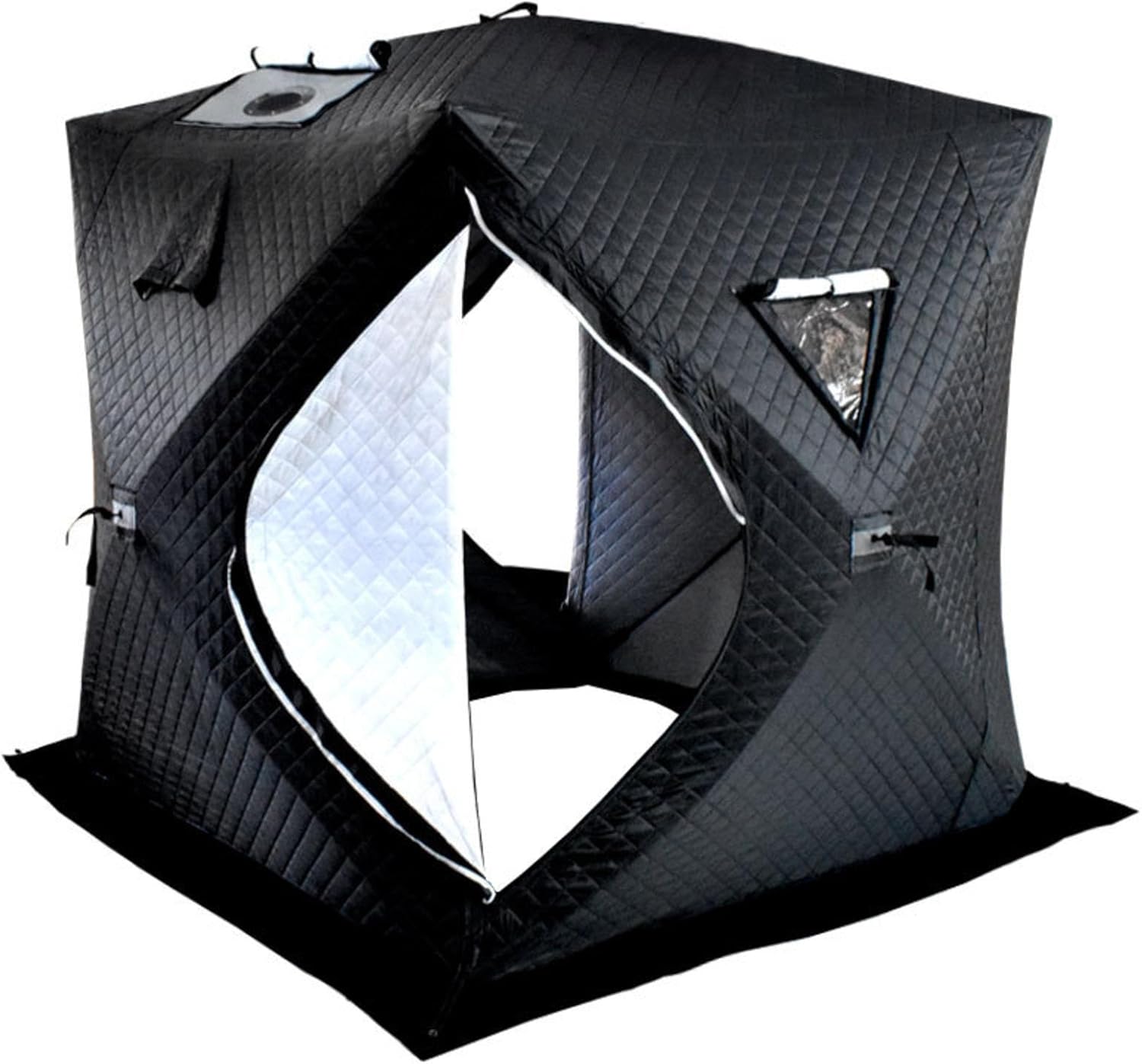 IdOmin Outdoor Winter Fishing Tent Cotton Warm More Than Thickened Cold Protection Snow-Proof Fishing Room Easy to Carry Sauna Winter Fishing Tent