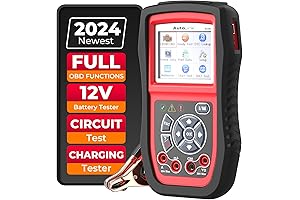 Autel 519 Bi-Directional OBD2 Scanner for 12V Car Battery Tester and Automotive Electrical Systems Diagnosis