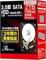 MARSHAL 東芝製 3.5インチ SATA-HDD Maシリーズ 2TB DT01ACA200BOX i8my1cf Amazon | MARSHAL 東芝製 3.5インチ SATA-HDD Maシリーズ 2TB