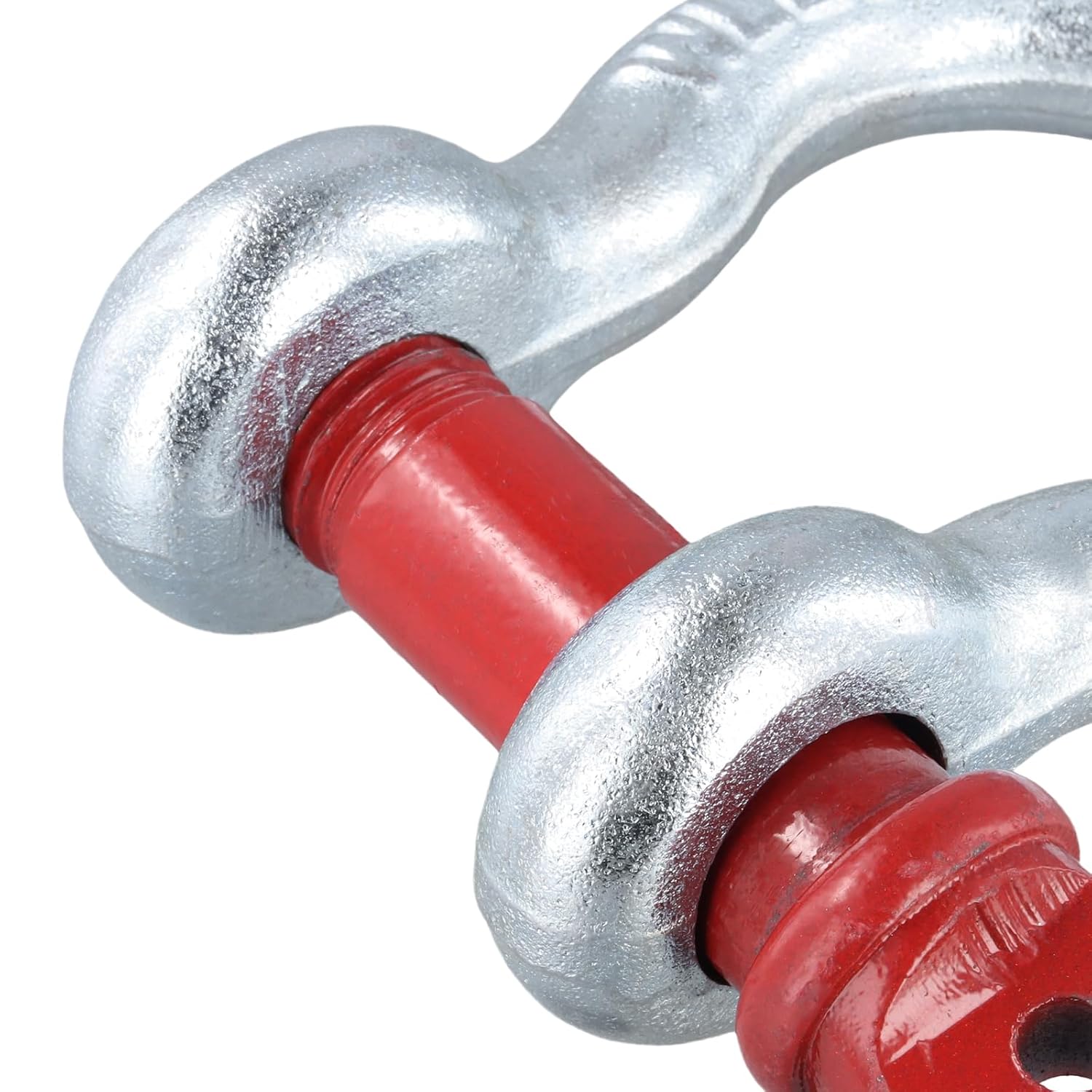 2 Pack 1 Inch D Ring Shackles, Heavy Duty Bow Shackle with Screw Pin, 8.5 Tons / 18739 Lbs Working Load Limit Tow Shackles for Towing Rigging Winch Recovery