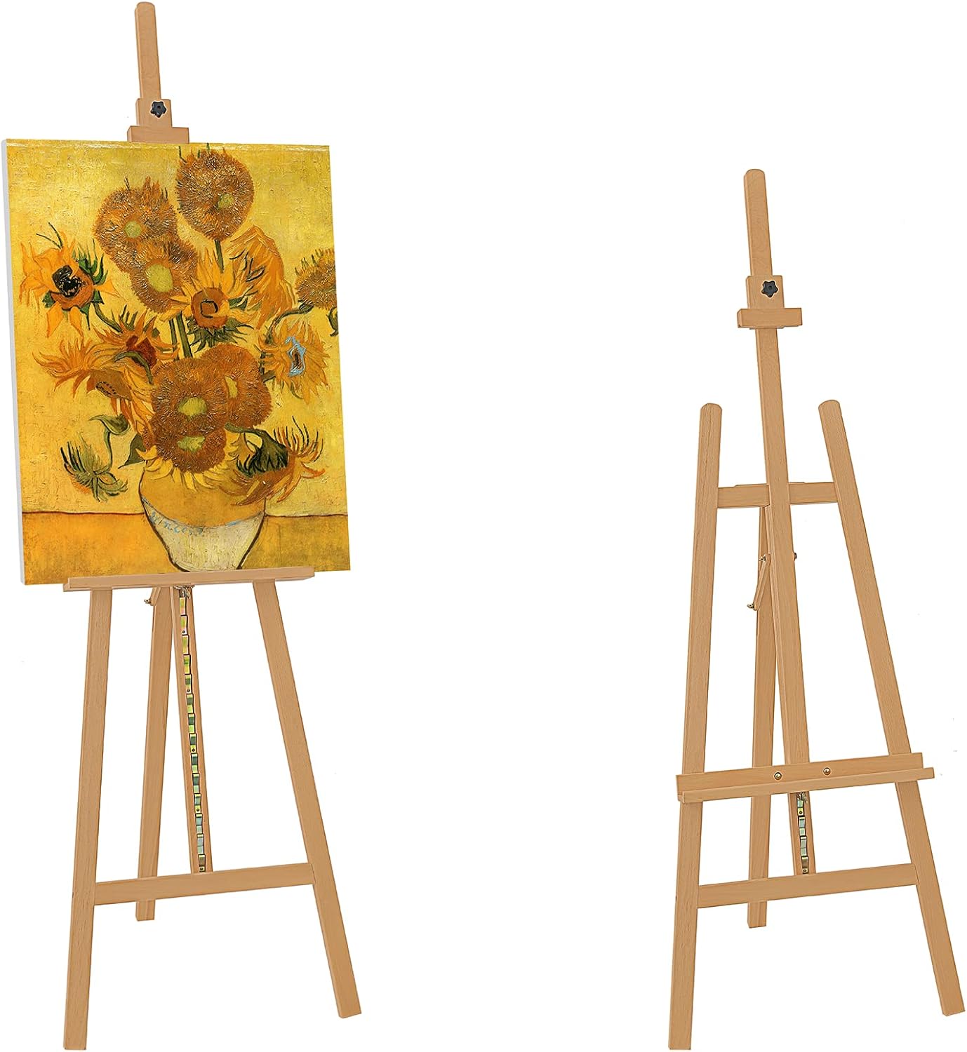 BIJIAMEI Easel Stand for Painting, Max Height 76'', Hold Canvas up to