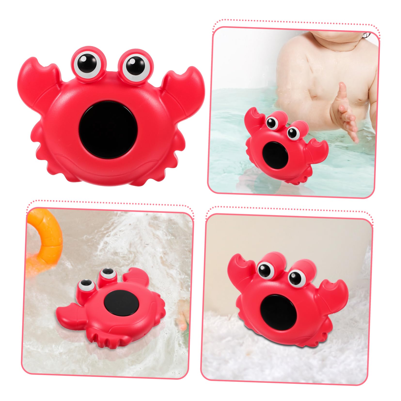 UPKOCH 4 Pezzi Giocattoli da Bagno per Neonati con Temperatura Piscina Digitale per Il Bagno dei Bambini