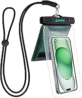 Vista 9 de Bolsa impermeable universal para teléfono [doble espacio] IPX8 bolsa seca con cordón para iPhone 16 15 14 13 12 Pro Max XS XR X Galaxy S25 S24 S23