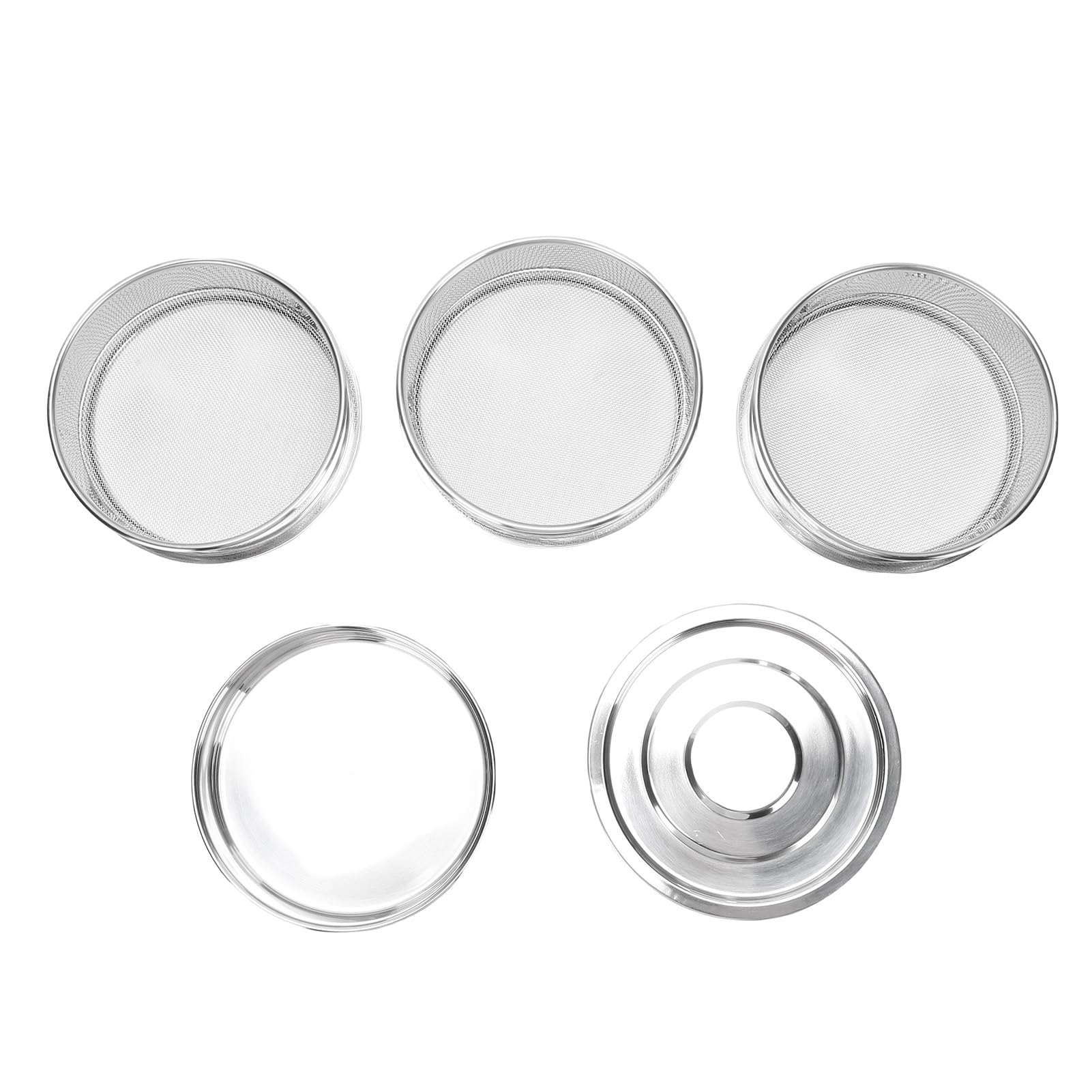 Eujgoov Kit de Germination de Graines, Producteur de Germes en d'acier Inoxydable avec Drainage Efficace pour Le Jardinage Domestique, Haricots, Pois, Verts (4 Couches)