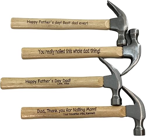 Miniatura 2 de Martillo grabado personalizado personalizado regalo del día del padre