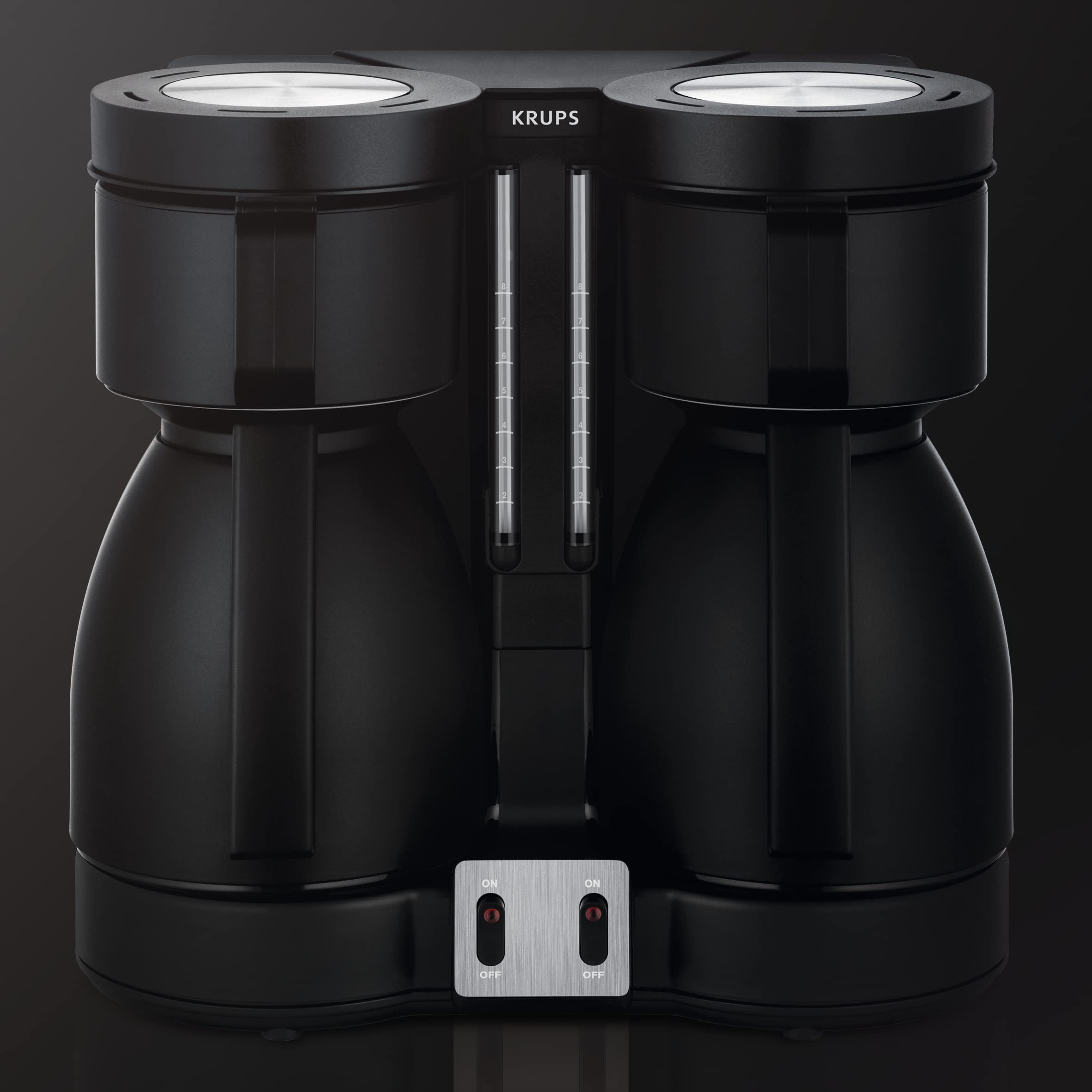 Krups KT 8501 - Cafetera de filtro, 1700 W, 16 tazas, plástico, negro