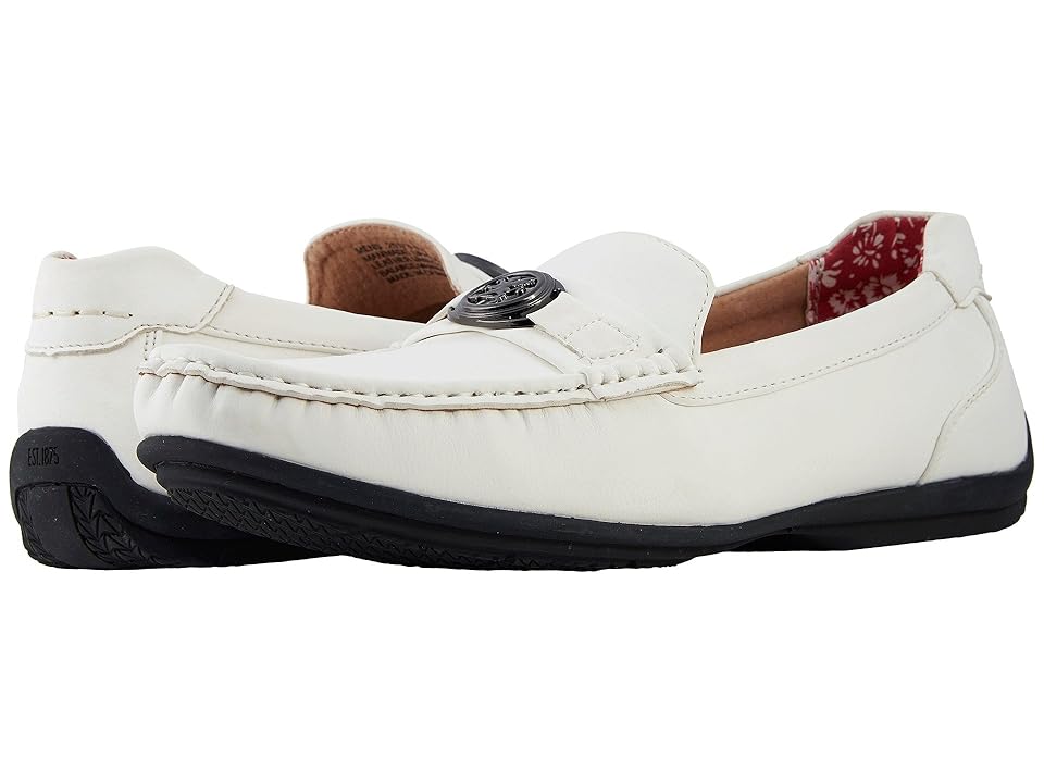 

Stacy Adams Cyrus Slip On Casual Loafer (White) Men's Shoes