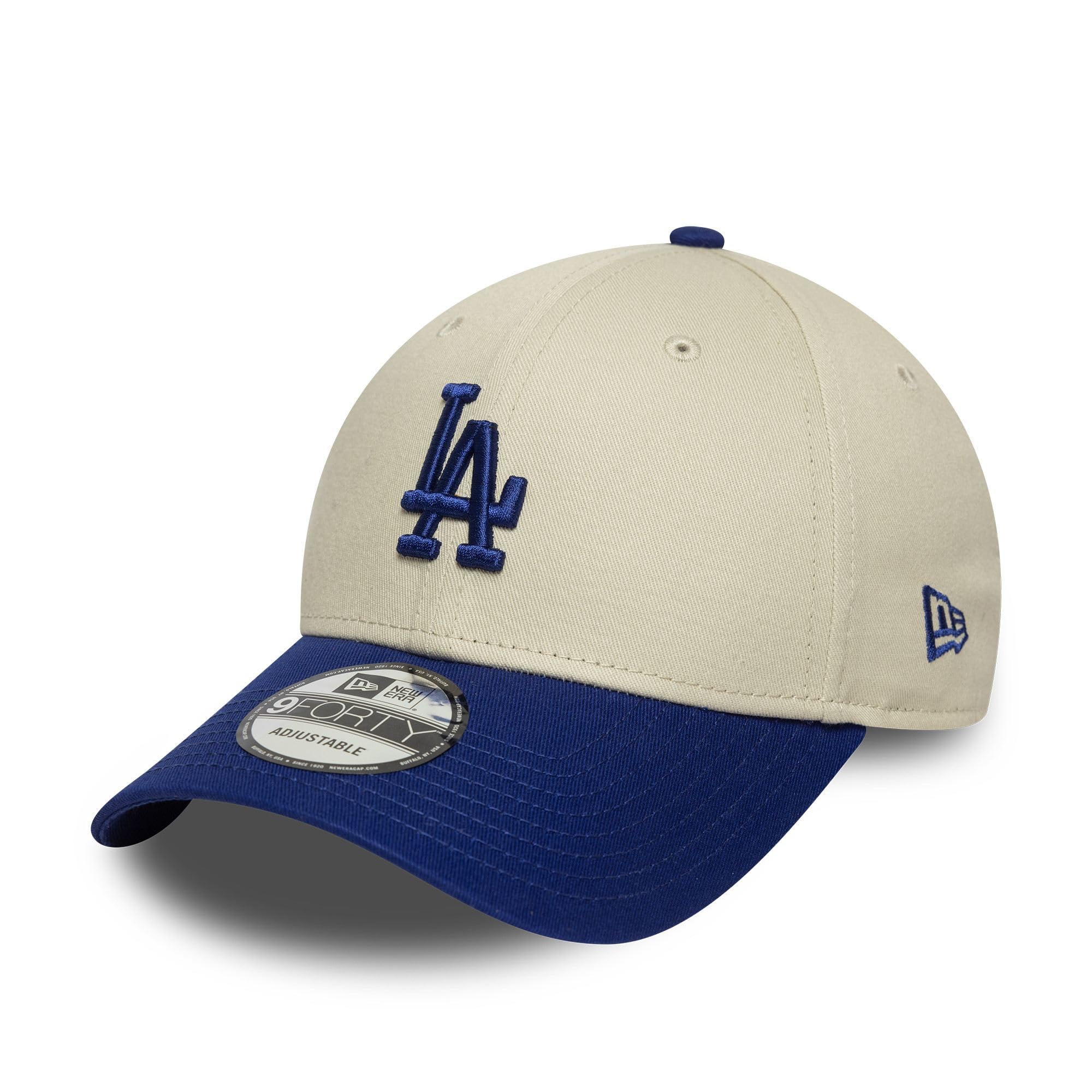 New Era Unisex Los Angeles Dodgers#38307 Los Angeles Dodgers Mlb 9Forty Contrast Visor Cap Beige