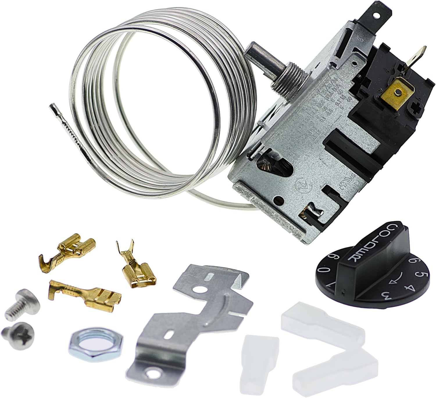 MacMaxe 077B7067 Service Thermostat Type B6 with Accessories | Automatic Defrost | 1087 mm Capillary | Commercial Refrigeration Temperature Control