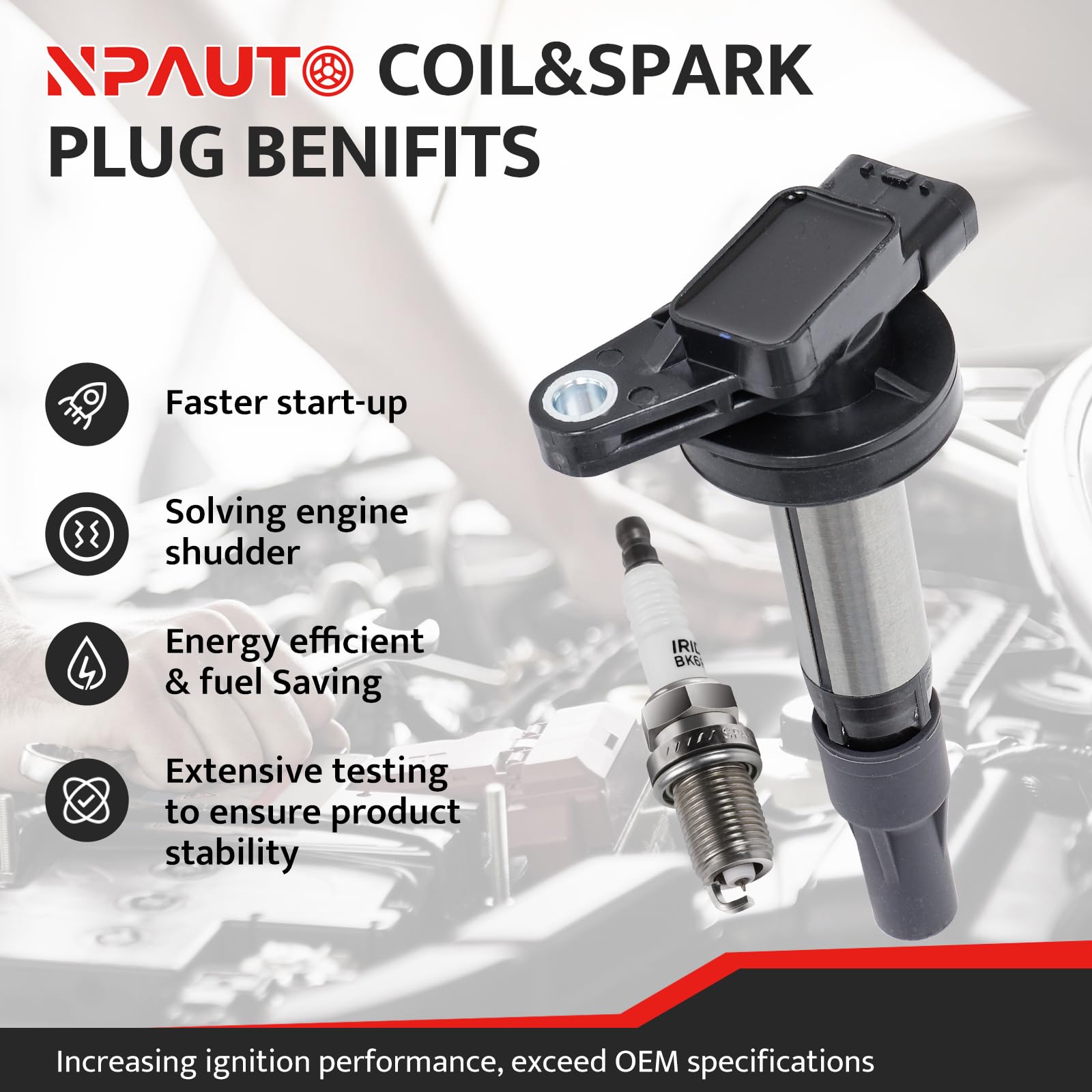 Amazon.com: Ignition Coil Pack & Spark Plugs Replacement for 4.2 