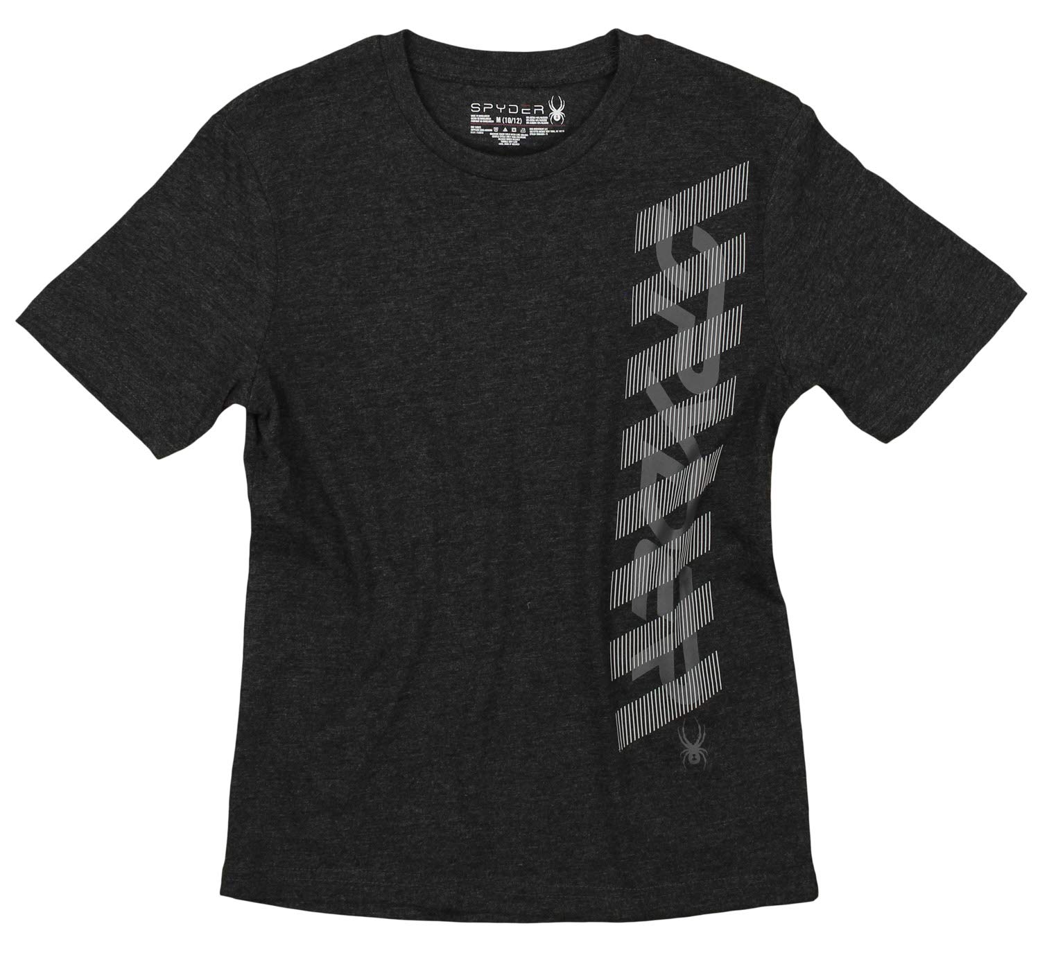 Spyder T-Shirt für Jugendliche, Jungen, kurzärmelig, Grafikmuster, Baumwolle