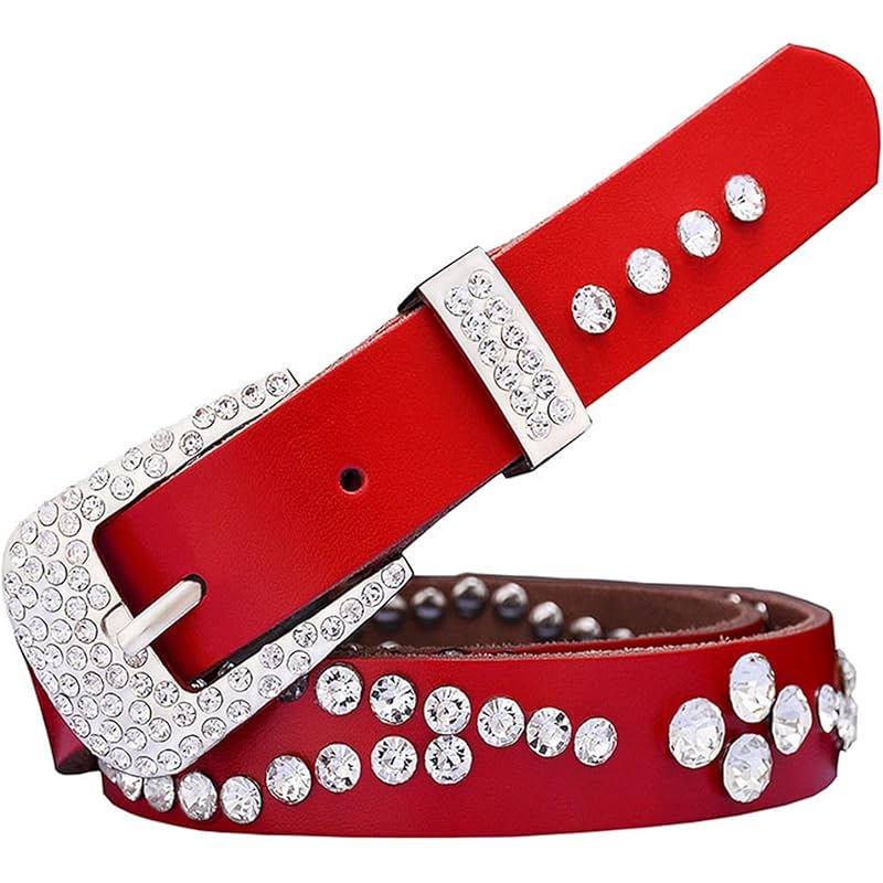 宇宙の香り Disati レディースベルト 革のラインストーンベルト女性輝くシルバーピンバックルベルトメスの狭いジーンズガードル幅2 3 Cm プラスチックウエスト Hanagrocare Com