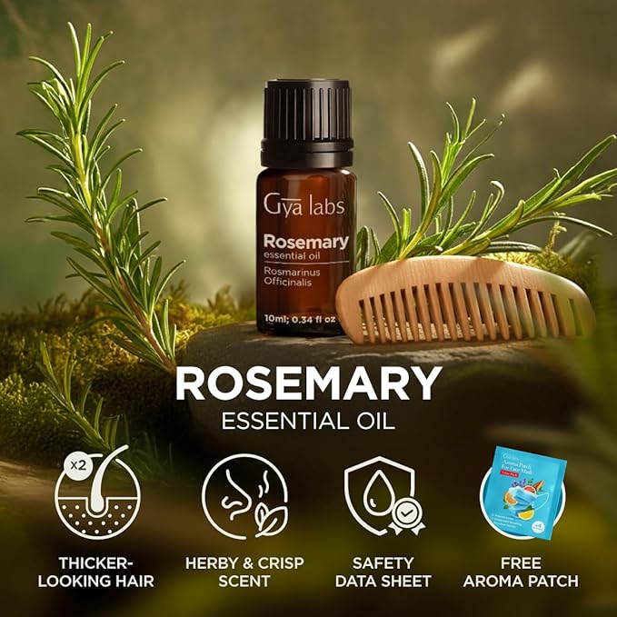 Aceite Esencial de Romero Puro 100% - 0.34 fl oz miniatura 7