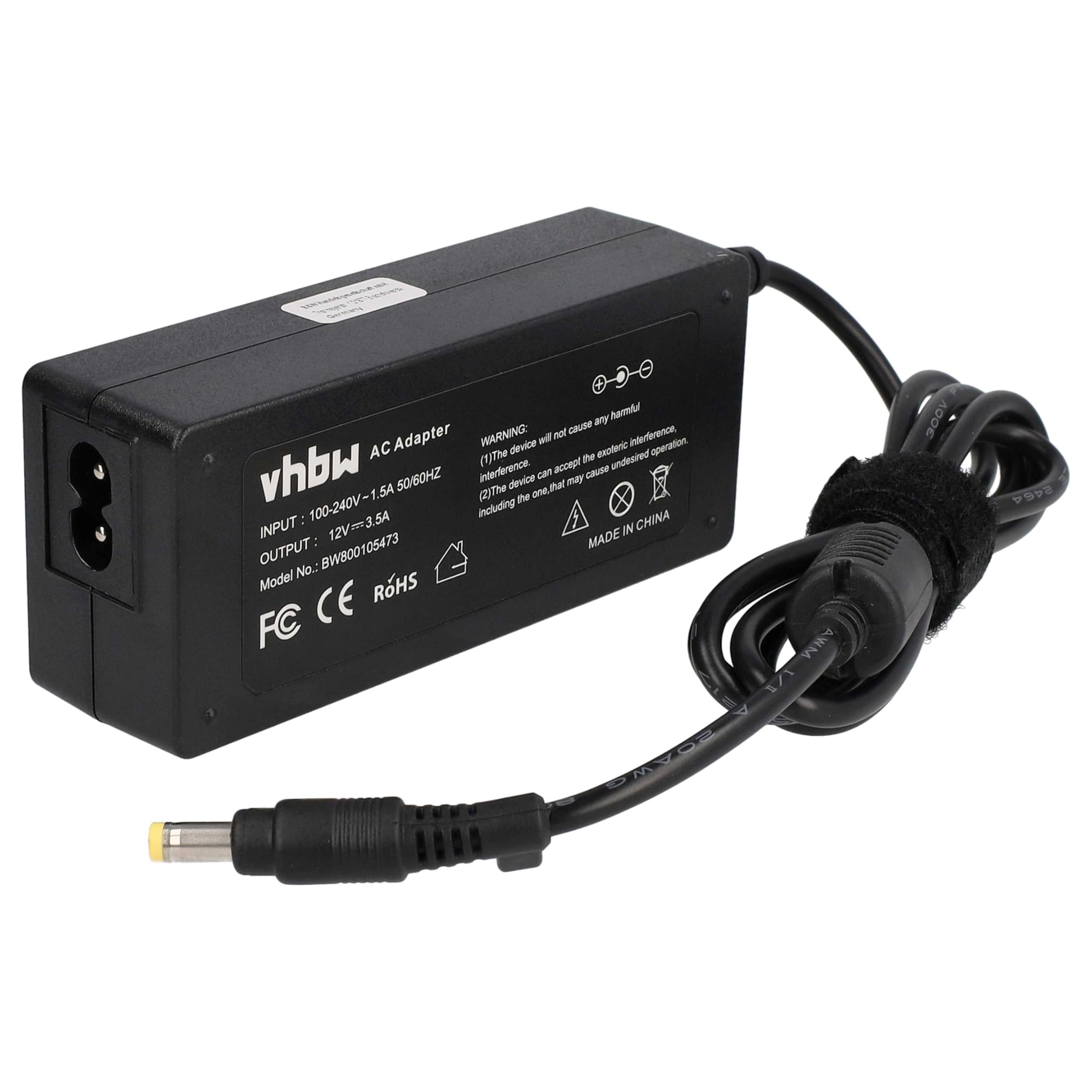 vhbw 1x alimentatore compatibile con Asus Eee PC 900SD, 1000XP, 1000H, 1000, 1000HA, 900a, 900hd, 900ha, 1002HA, 900 notebook, 42 W