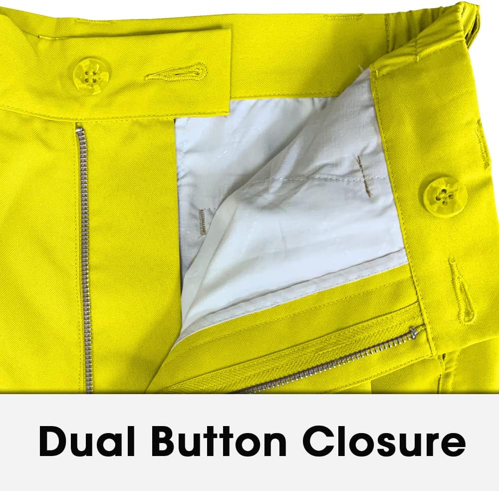 Golf Knickers Yellow Microfiber (Plus Fours) for Men