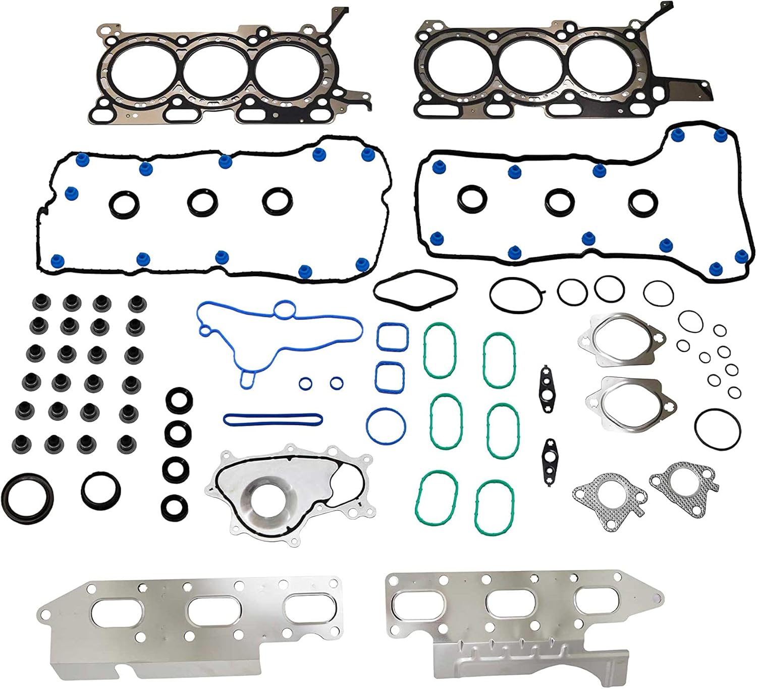 DNJ RRK4324 Engine Re-Ring Kit for 2012-2014 Ford F-150 3.5L V6 24V DOHC 3496cc