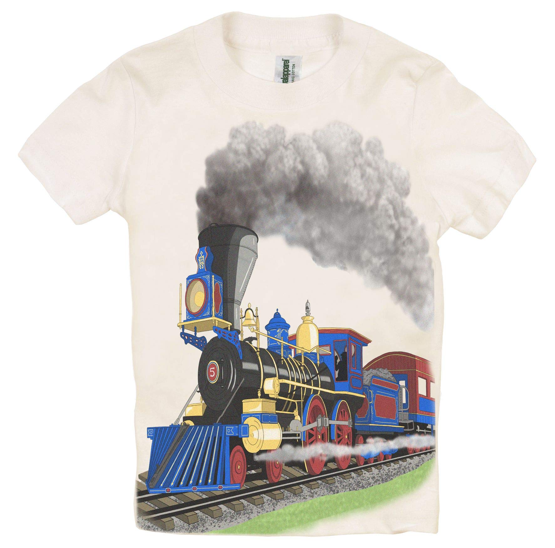Shirts That Go Little Boys' Steam Train T-Shirt