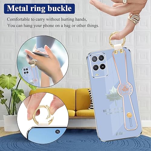 Miniatura 9 de Funda de teléfono para Oppo A54, funda estética de silicona a prueba de golpes para mujer, funda protectora Oppo A54, funda delgada con anillo para