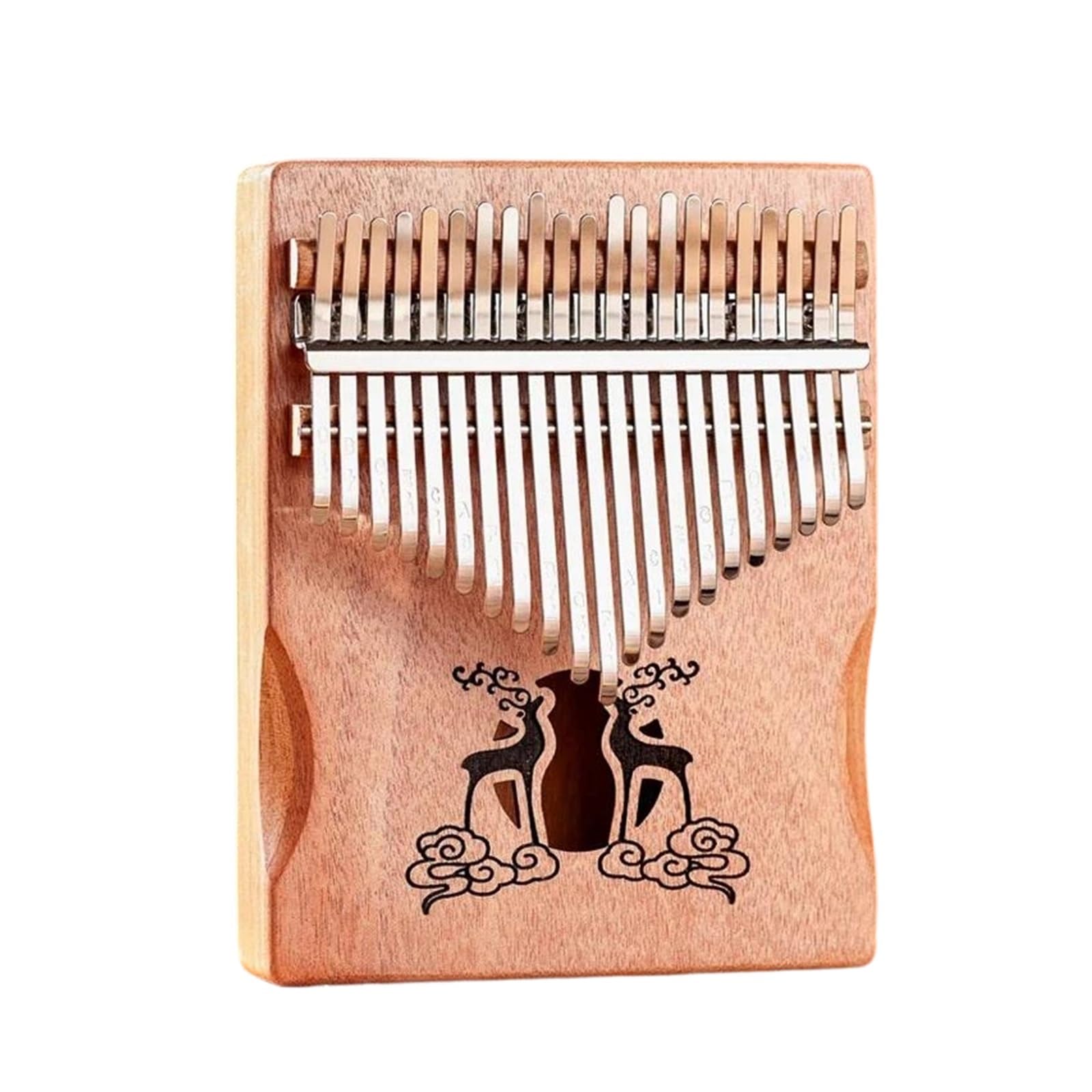 17 21 Klucz Mahoń Kalimba Prezent Dla Początkujących Dla Dorosłych(21 keys wood)