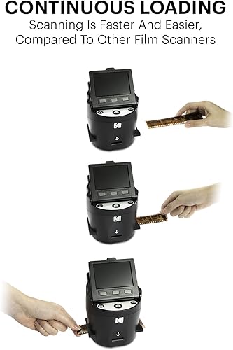 Miniatura 5 de Escáner digital Kodak Scanza de películas y diapositivas. Convierte negativos de película 1.38", 126, 110, Super 8 y 0.31". y diapositivas en JPEG.
