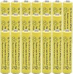 NiCd AAA 1.2V 600mAh Triple A Rechargeable Batteries for Outdoor Solar Lights Solar Lamp Garden Light (20-Pack)