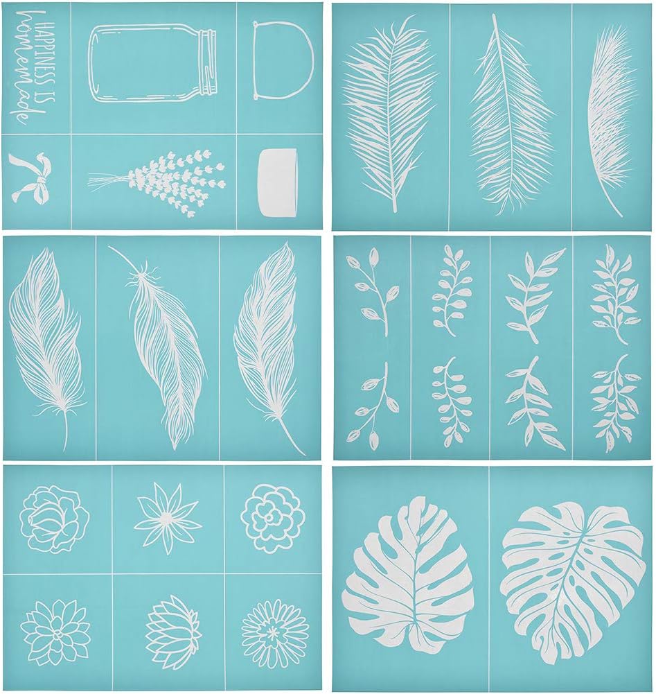 Leaf Silk screen stencil