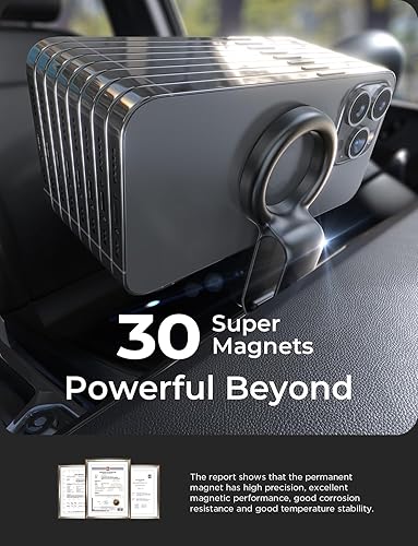 Miniatura 2 de LISEN Soporte magnético para teléfono MagSafe para coche, soporte de teléfono magnético para coche