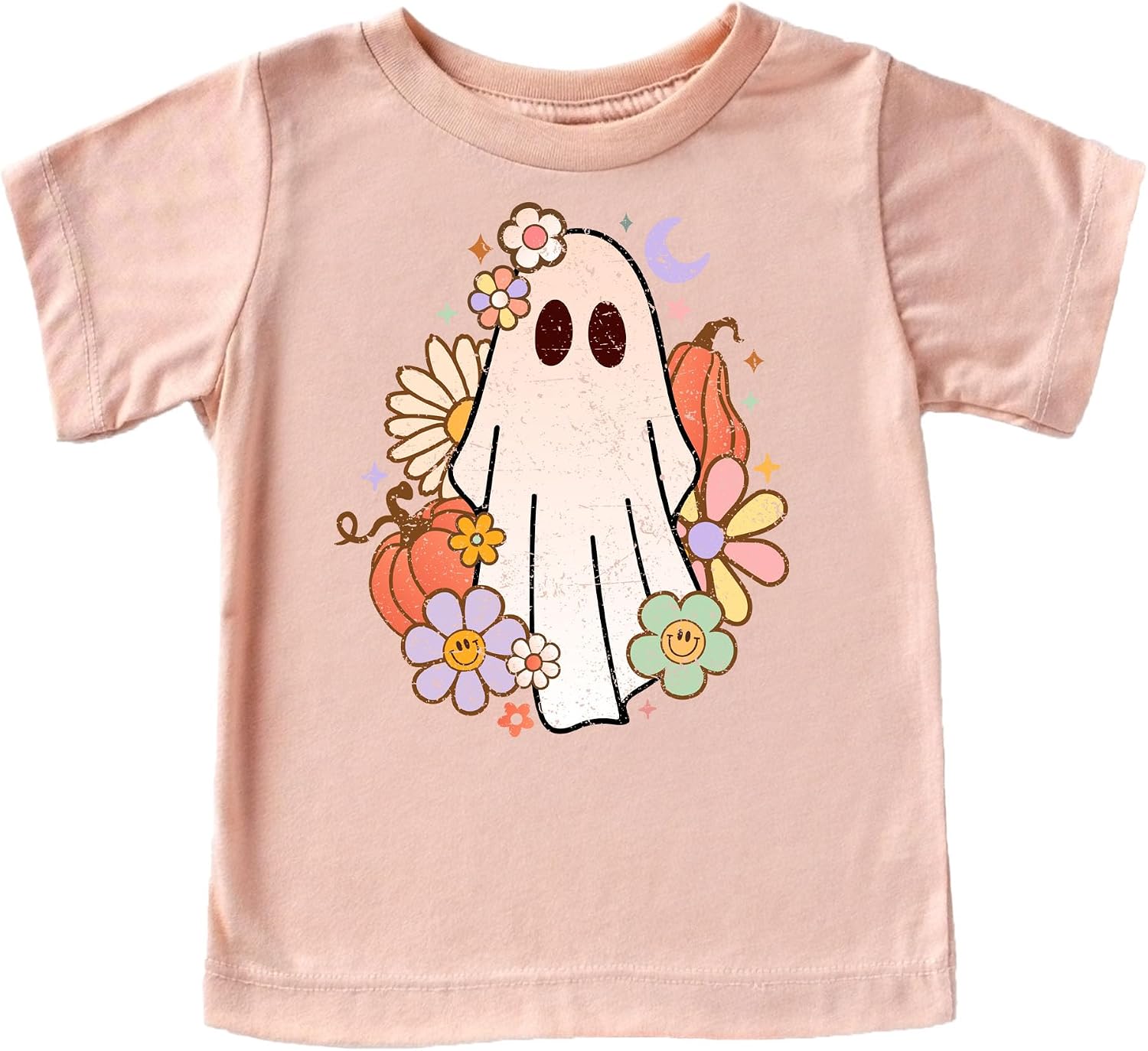 Groovy Ghost Halloween Shirt for Baby and Toddler Youth Girls