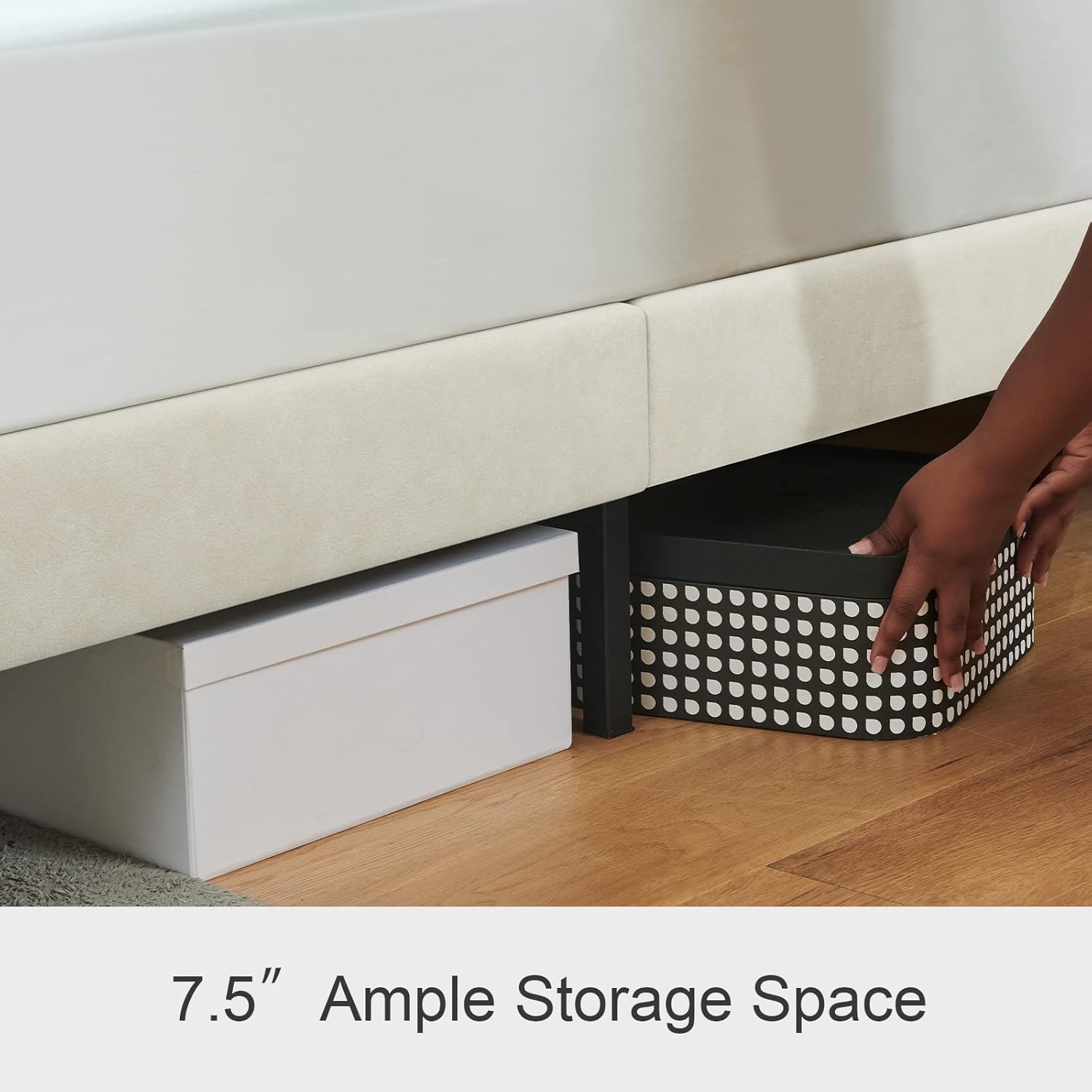 Close-up of wooden slats with Velcro fastening