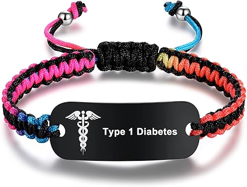 Miniatura 7 de MAXZOOL Pulseras de alerta médica para mujeres y hombres  Pulsera de identificación médica para hombres  Pulsera de conciencia de enfermedades de