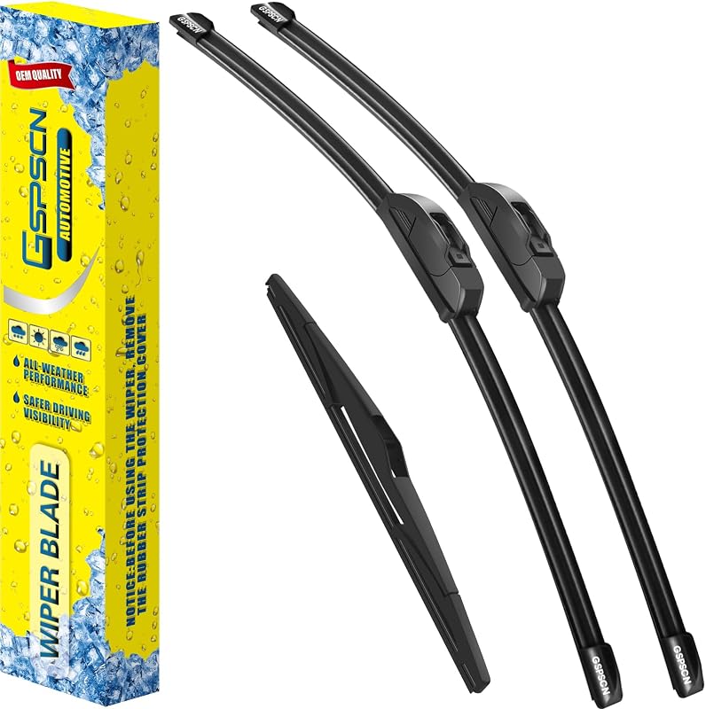 Palhetas do limpador de para-brisa GSPSCN para Hyundai Tucson 2010 a 2015 – Jogo com 3