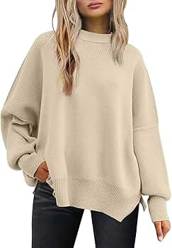トップス Eaphi warm knit buster beige トップス Eaphi warm knit buster beige Oversized Knit Sweater