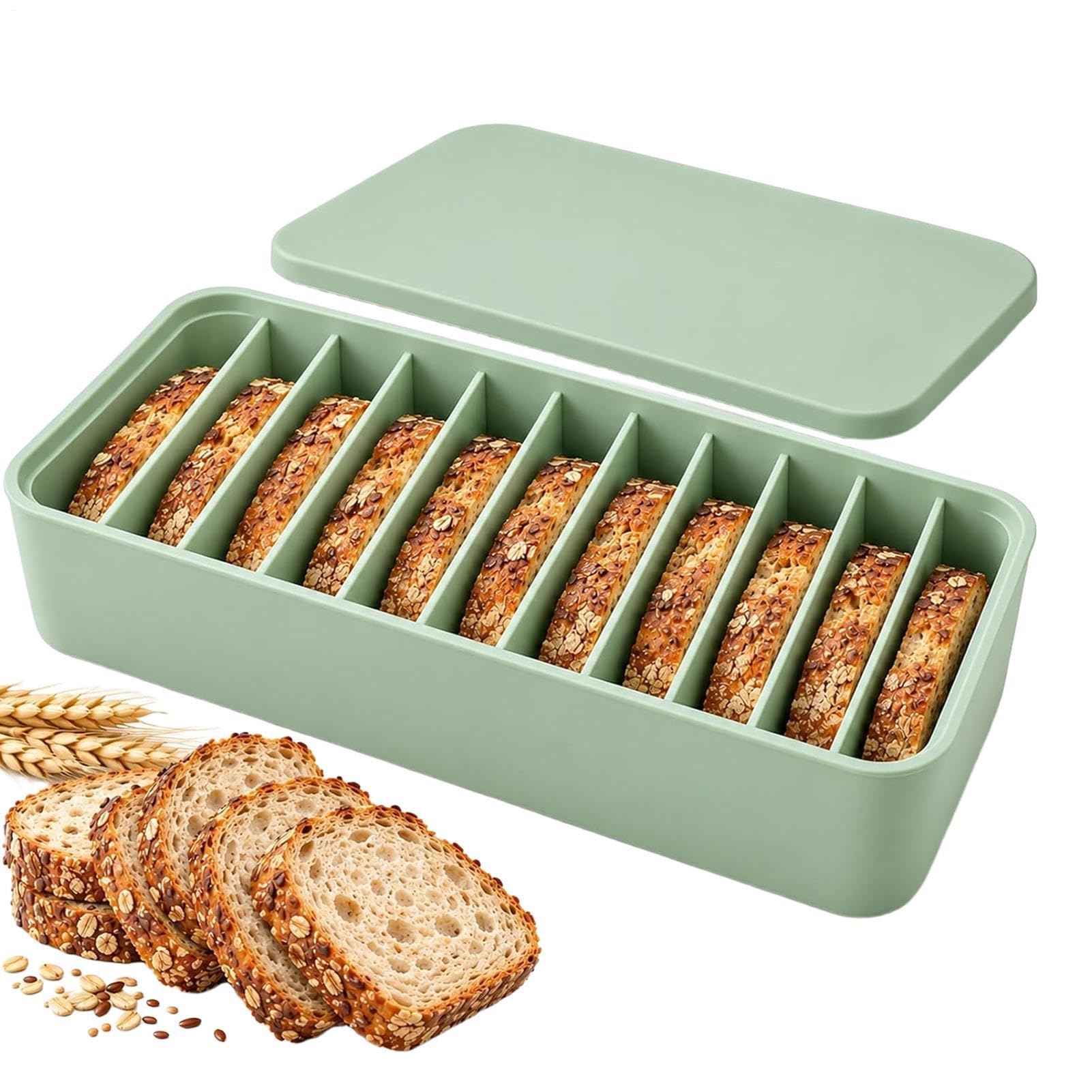 Generisch Brotkasten Luftdicht 11-Fach Silikon Einzelaufbewahrer Luftdicht