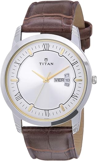Titan Karishma Analog Silver Dial Men's Watch -NM1774SL01 / NL1774SL01/NP1774SL01