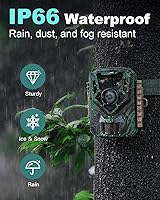 Vista 1 de Cámara de vigilancia KJK Trail 36MP 2.7K, Mini Cámara de caza con visión nocturna, tiempo de disparo de 0.1s, detección de movimiento activada