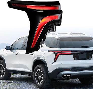Left Driver Side LH LED Brake Stop Outer Tail Light Taillamp Compatible for 2024-2026 Chevy Chevrolet Traverse LS LT Z71 Sport | 26588314, 26565982, 26507045, 26563934
