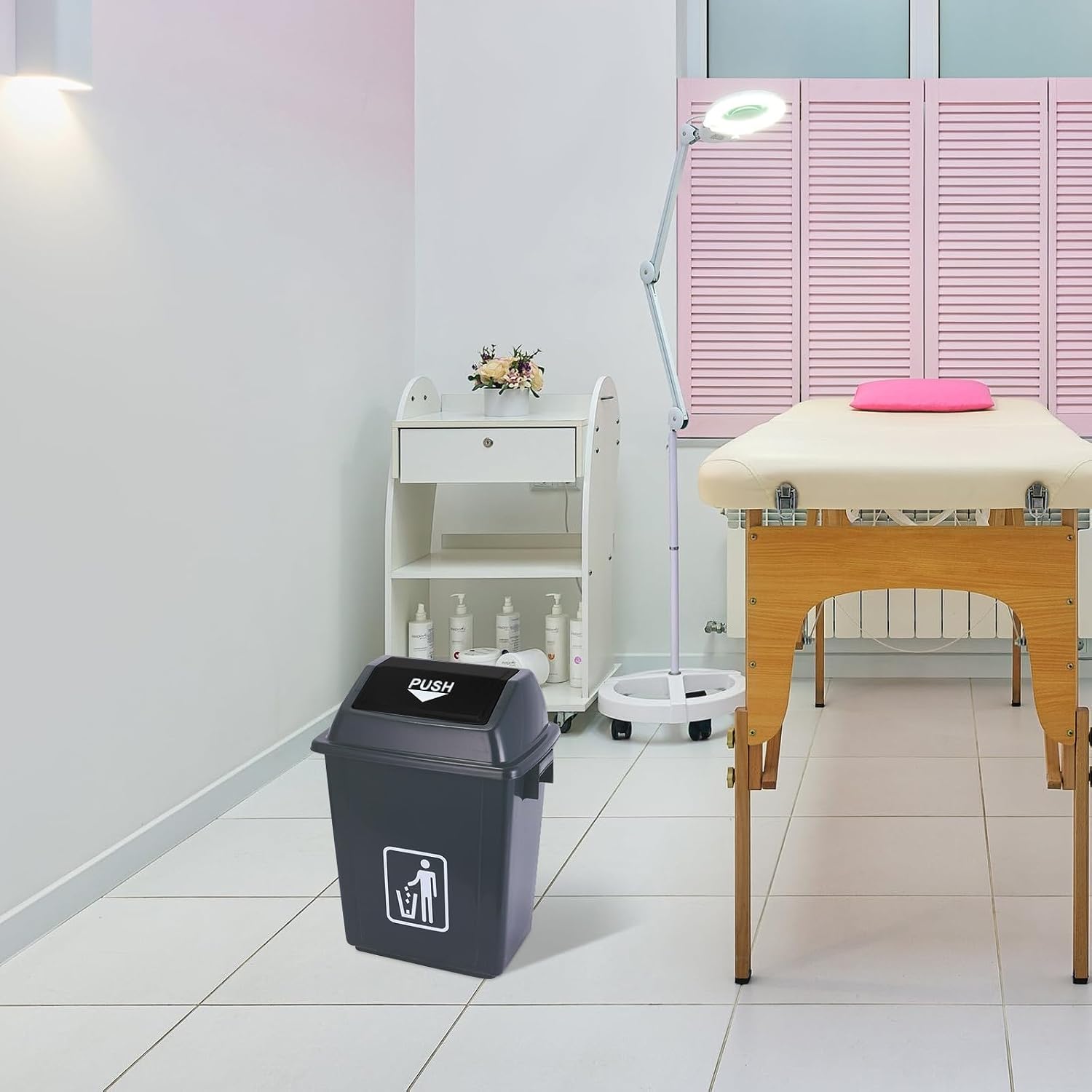 Trash Can Lid Replacement for 20l Waste Bin Plastic Odor Prevention
