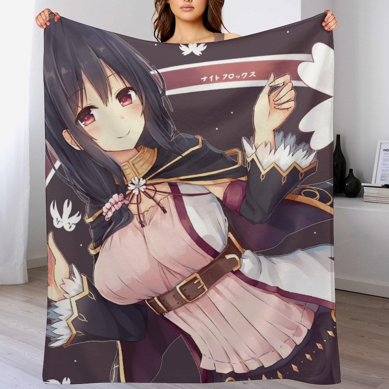 Amazon｜毛布 フラワーナイトガール ナイトフロックス アニメ毛布
