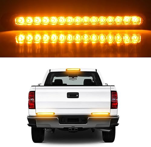 Miniatura 8 de Barra de 15 luces LED de freno de remolque, luces traseras rojas para luces LED de remolque, impermeables, para camión, remolque, marcador, barra de