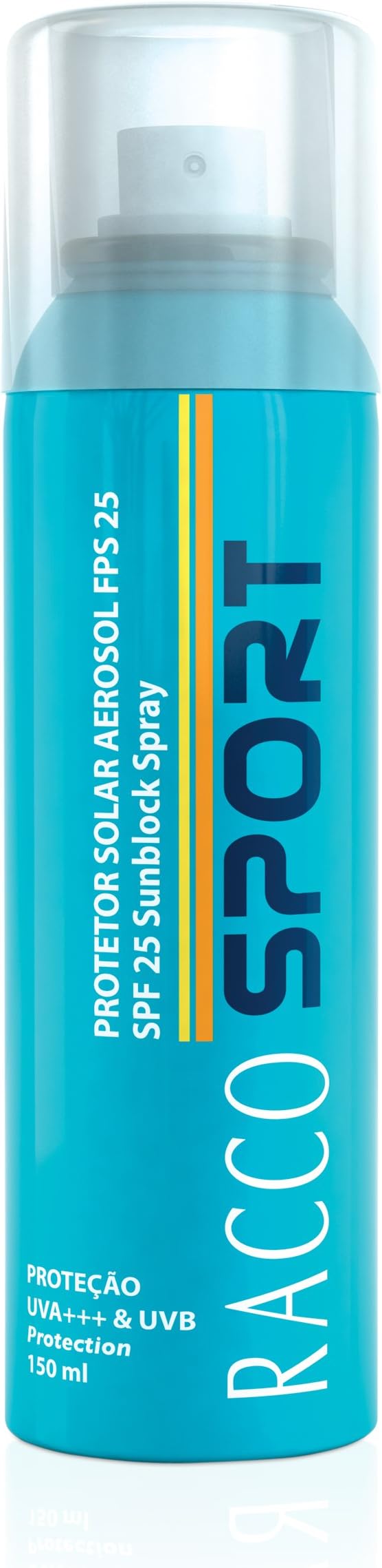 Racco Sport SPF25 Spray Sunscreen - 150ml - Water Resistant, perfect for sports