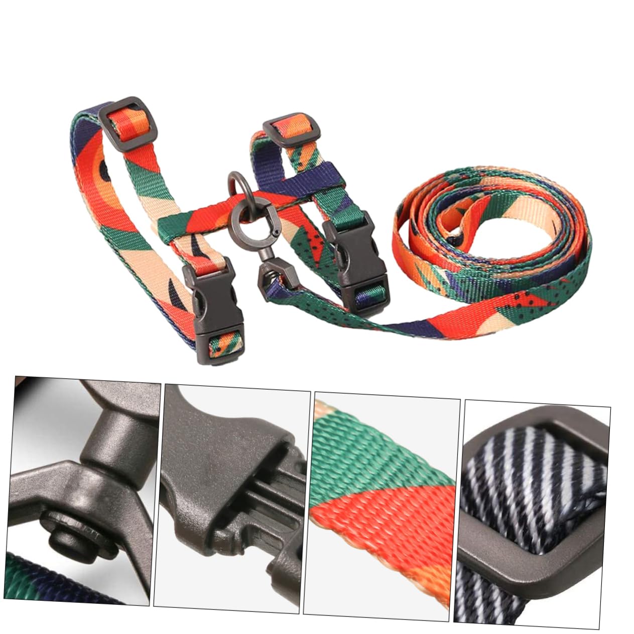 Toddmomy 3piezas Arnés para Gatos Correa Antiescape Material Resistente y Ligero para Paseos y Actividades Al Aire