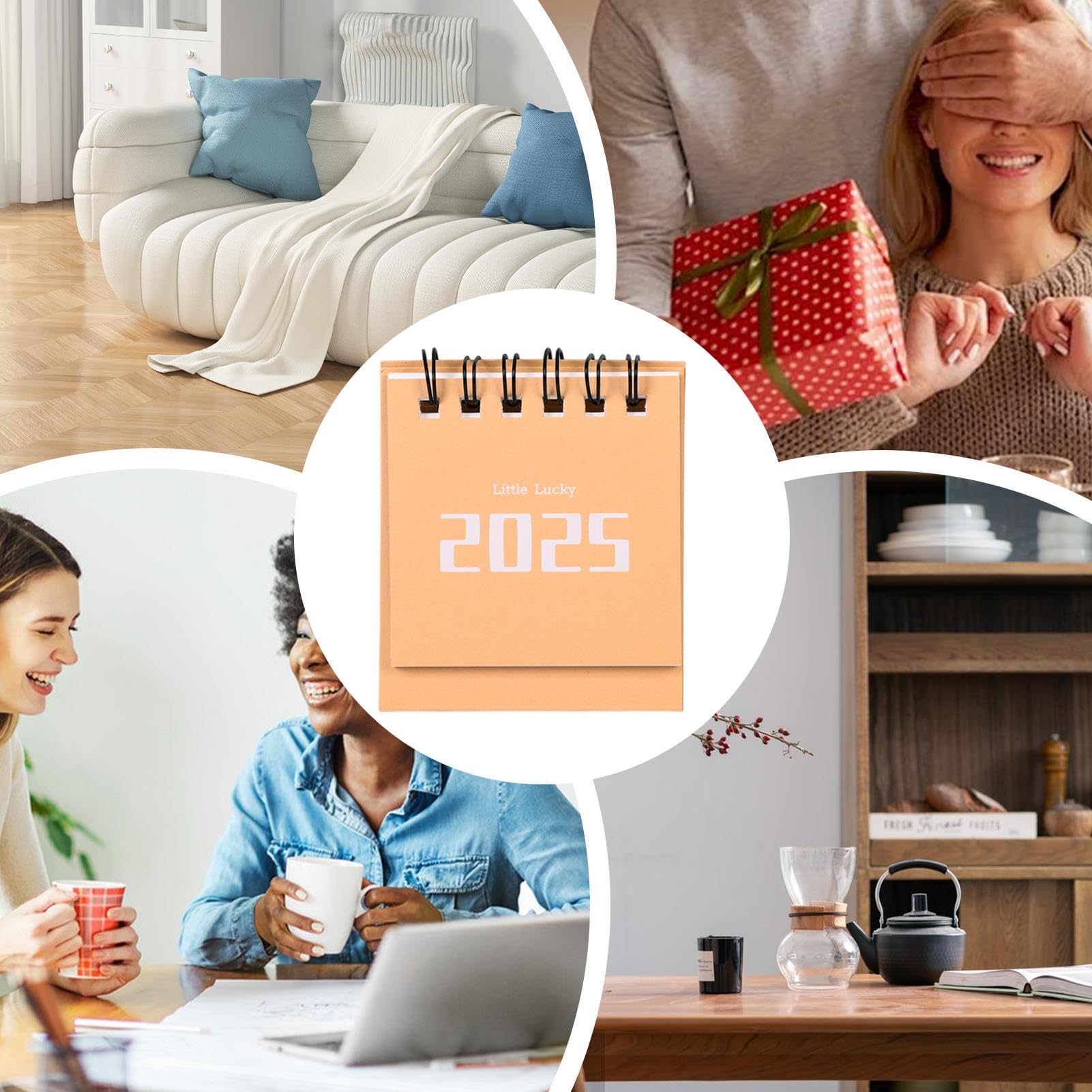 2026 Bureaukalender,365 Dagen Olieverf Vintage Planner Decoratie,Retro