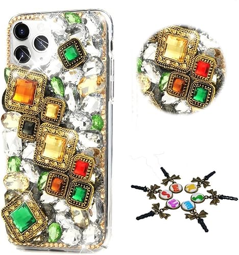 STENES Sparkle - Funda compatible con OnePlus Nord N30 5G, elegante, hecha a mano en 3D, con diamantes de imitación, diseño de diamantes de