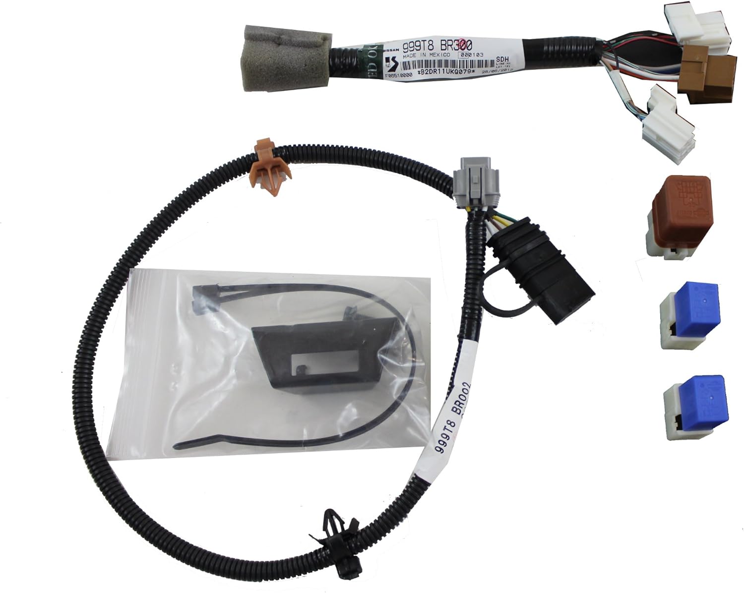 Genuine Nissan Parts - Authentic Catalog Part from The Factory (999T8-BR020), Black, Blue, White